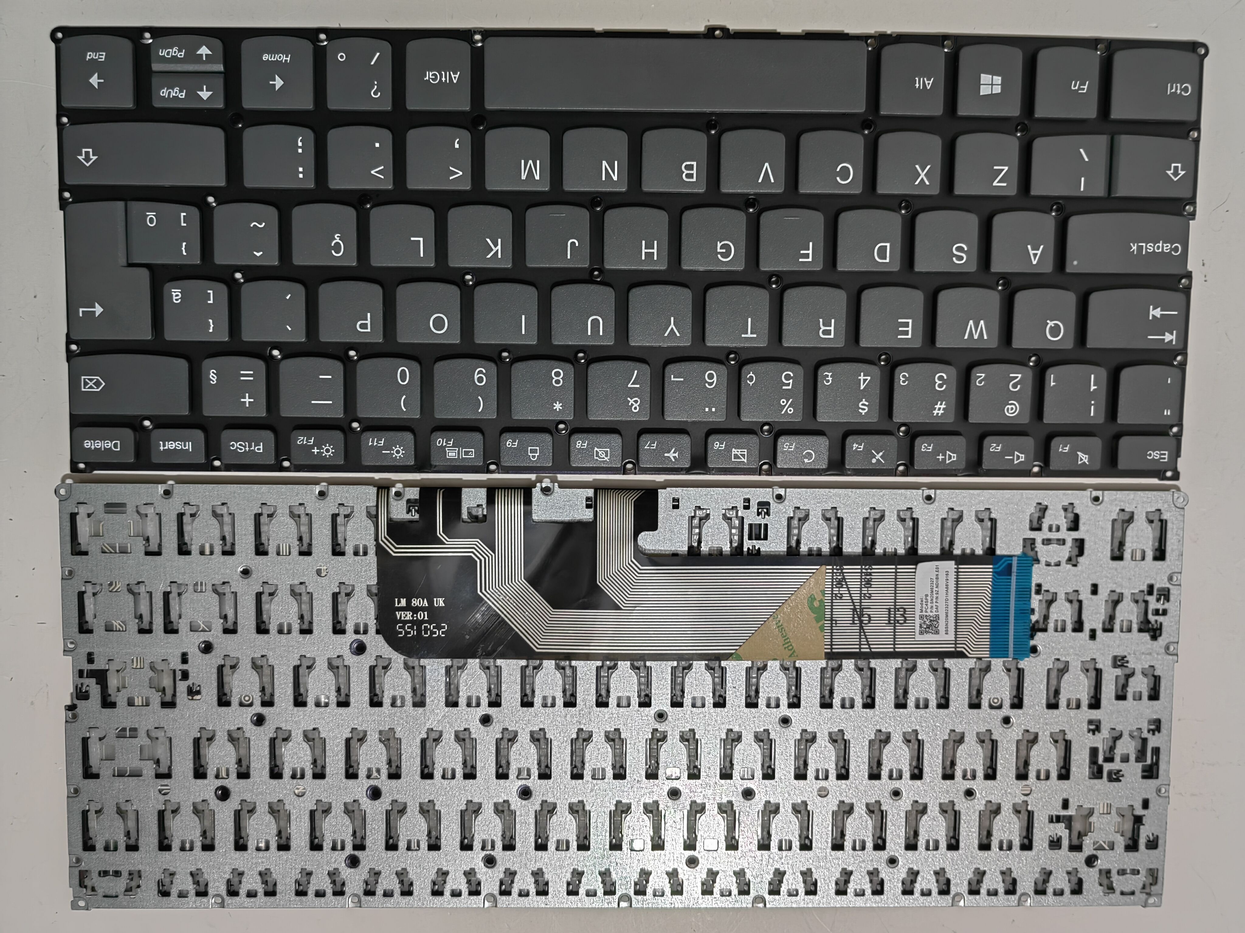 Picture of New Replacement Laptop Keyboard For LENOVO YOGA530-14 Grey (OEM) BR Layout